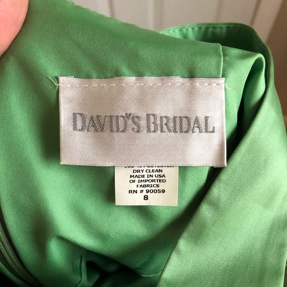 David’s Bridal Knee-Length Formal Dress - Picture 6 of 7
